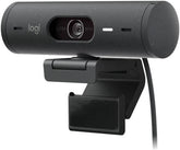 Logitech Brio 500 Full HD 1080p Webcam – Auto Light Correction, Show Mode, Dual Noise-Reducing Microphones, Privacy Cover, Compatible with Microsoft Teams, Google Meet, Zoom, USB-C Connectivity